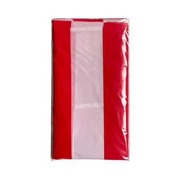 nappe table jetable rouge blanche rayées noël festive mariage banquet extérieure imperméable