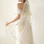 voile mariée blanc fleurs colorées transparent classique romantique erotique erotique erotique erotique salopes salopes