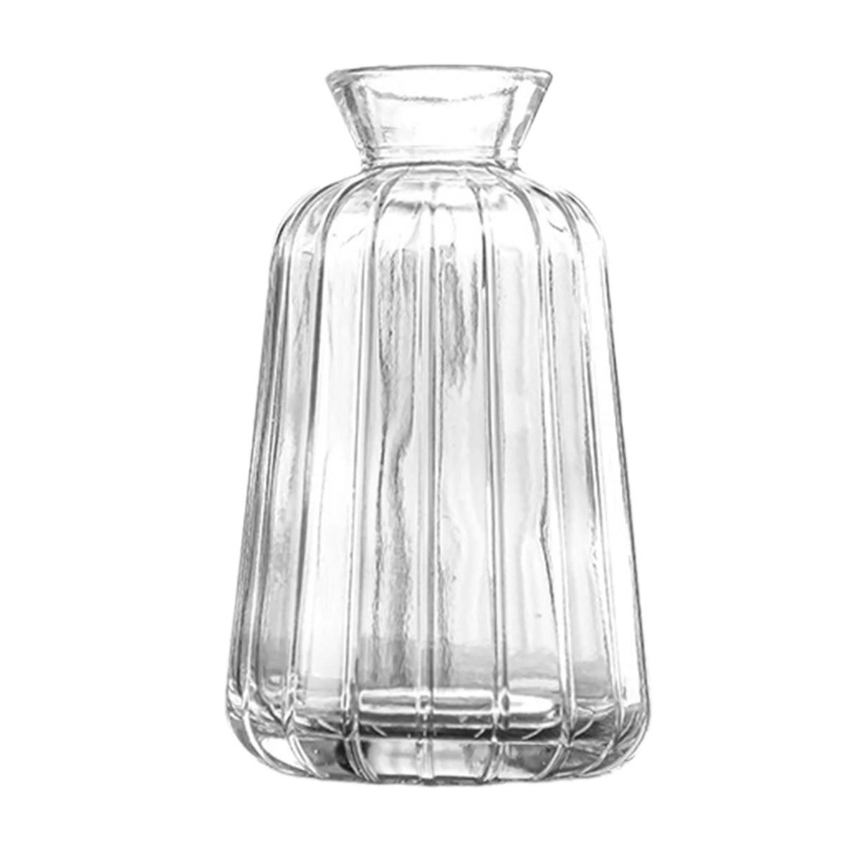 vases transparent modernes classiques motifs géométriques ridés décoration fleurs