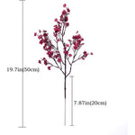 bouquet fleurs artificielles soie vase décoratif moderne mariage maison intérieur