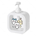 distributeur savon liquide rose dessins animés personnages mignons transparent moderne poignée pompe rechargeable