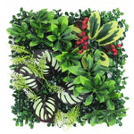 décoration murale artificielle feuilles fleurs moderne extérieure intérieure verte naturelle