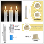 décoration intérieure moderne bougies led sans flamme blanc opaques télécommande pièces base plate