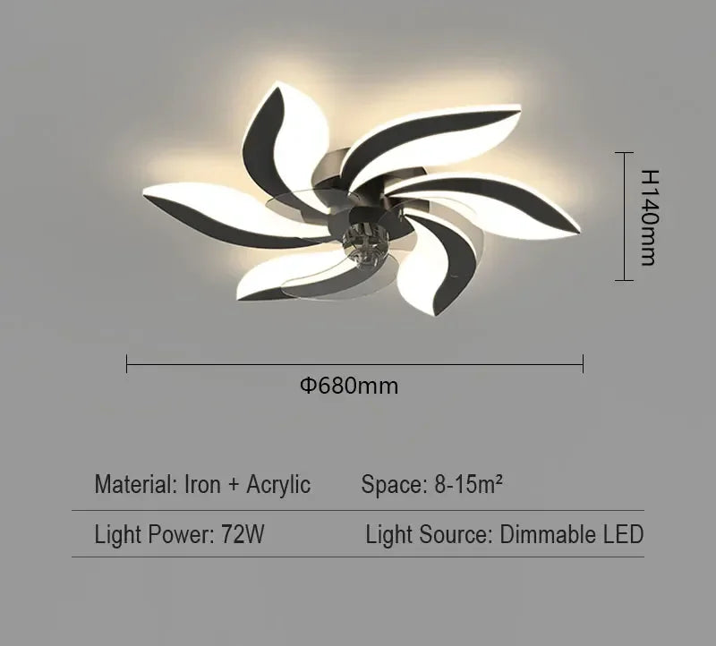plafonnier moderne or noir feuilles stylisées led télécommande flux lumineux 2000 82000 tension 110
