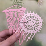 découpe papier fleur coeur rose texture ajourée artisanale scrapbooking diy album carte gaufrage