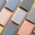 tissu houndstooth orange gris bleu marine vert noir blanc classique résistant couture 100x150cm