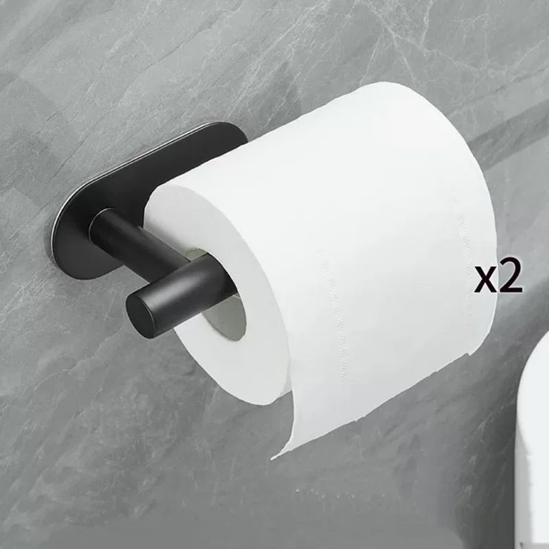 porte papier adhésif moderne plastique noir blanc minimaliste sans perçage
