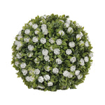 Boule fleurs artificielles rouge blanche violette moderne extérieur intérieur décoration mariage anniversaire