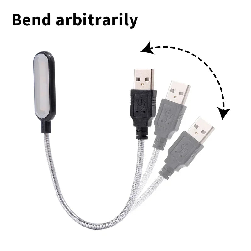 lampe lecture usb portable blanc moderne compact led flexible eye protection