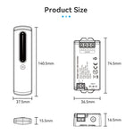 contrôleur led rf sans fil télécommande cct adaptable 12v 24v 15a led dimmable blanc
