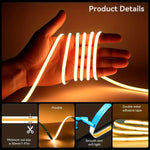 ruban led flexible blanc moderne adhésif facile coupe photo cadre décoration intérieure