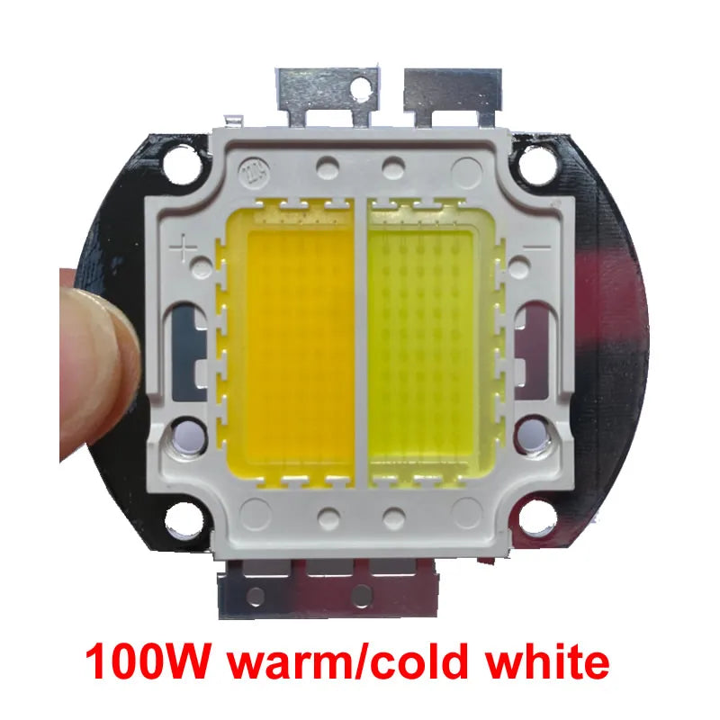 module led 100w 200w blanc jaune noir grille perforations éclairage scène dj moderne technologique