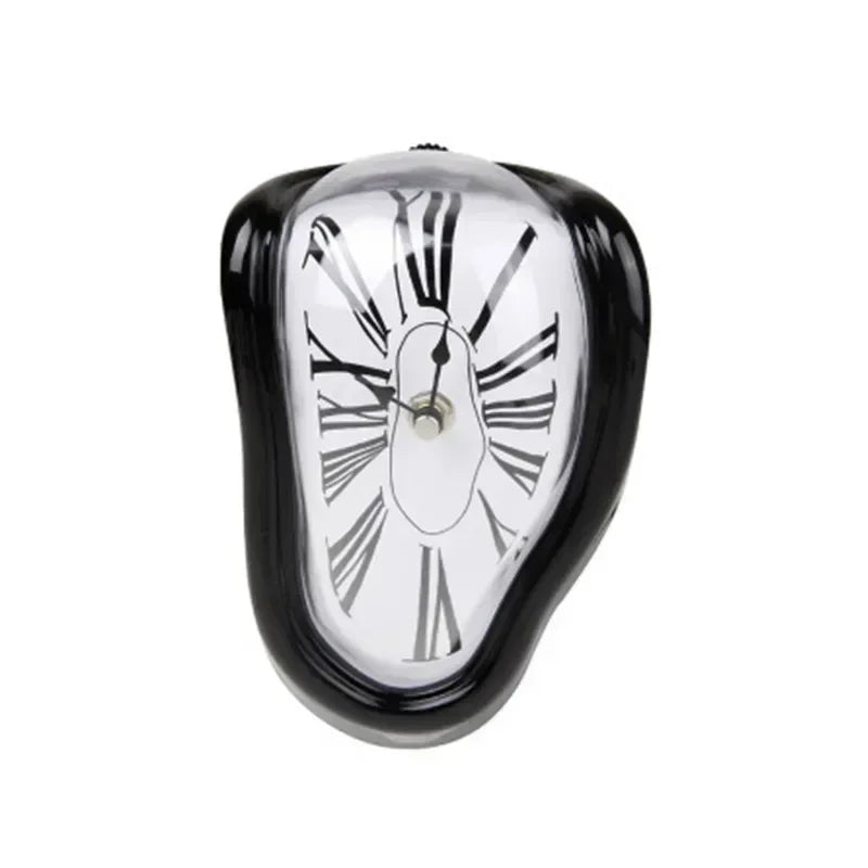 horloge murale classique ancien chiffres romains noir fond blanc doré argenté