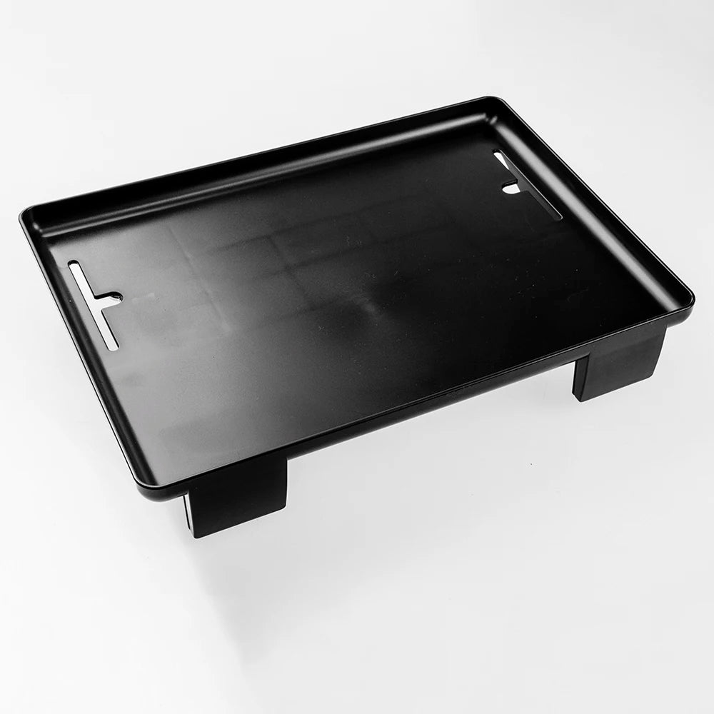 plateau chevet multifonction noir moderne chargeur sans fil tasse lunettes