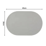 tapis table moderne motif géométrique motif alimentaire vert pastel grisclair