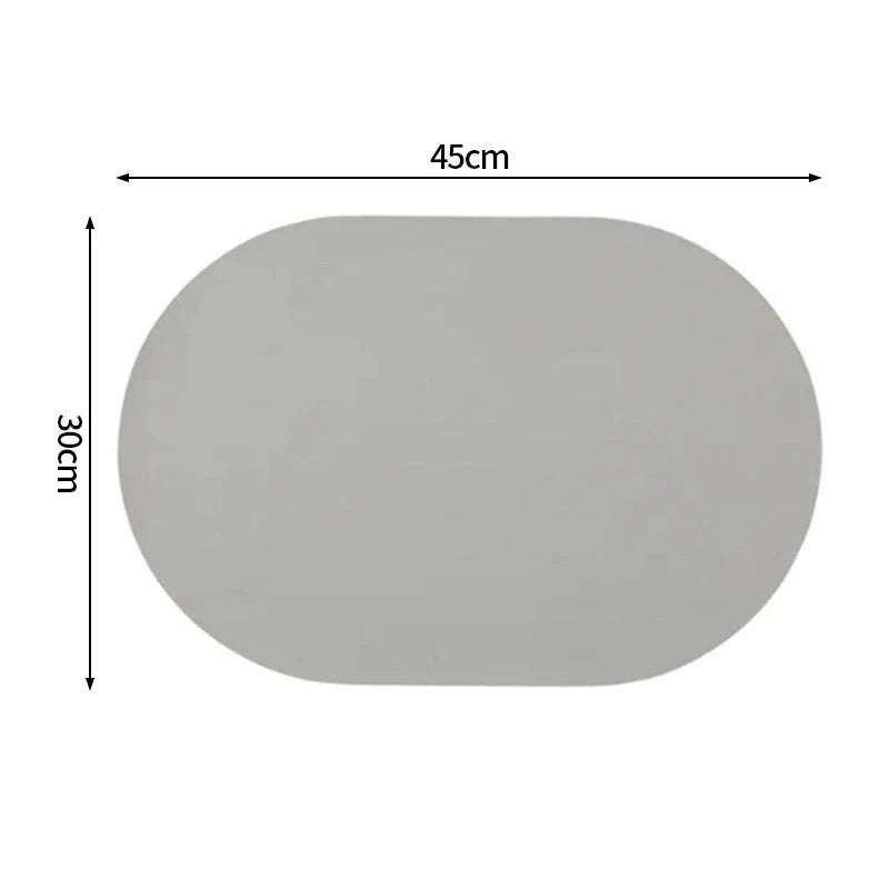 tapis table moderne motif géométrique motif alimentaire vert pastel grisclair