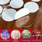 points colle adhésive double face ronds transparents ballons décoration moderne mariage fêtes