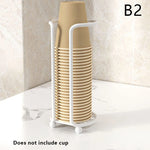 porte gobelets réutilisables métal moderne tasses couleur beige blanc vert fleurs feuilles