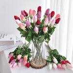 fleurs artificielles roses soie réaliste mariage décoration intérieure anniversaire baby shower
