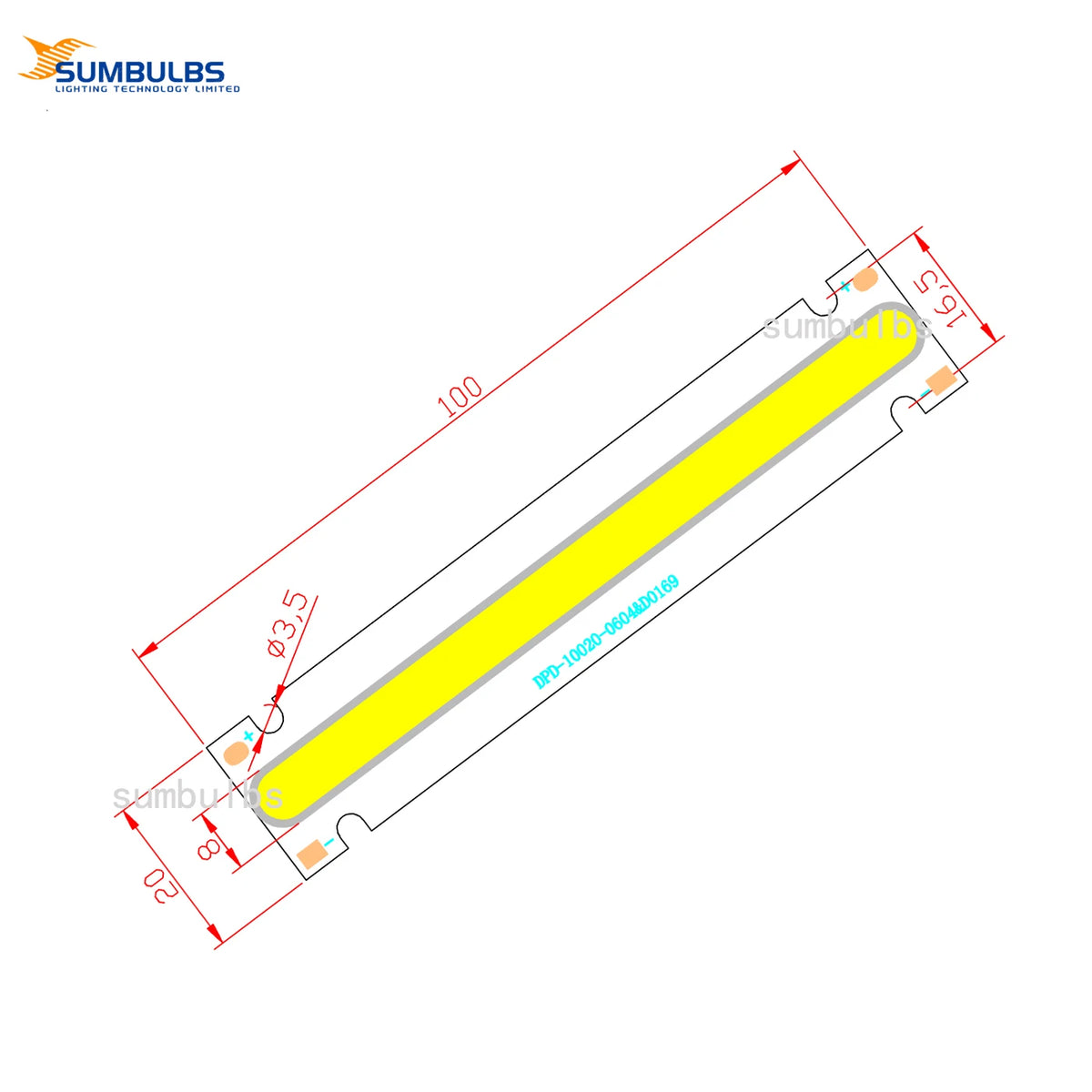 lampe led rectangulaire blanc jaune 6500k 3000k moderne adhésif 5w 6v