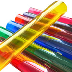 films verre adhésifs transparents multicolores moderne orange violet vert jaune rouge bleu