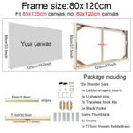 cadre mural bois floral moderne noir rouge beige clips adhésifs 40x60cm 55x85cm