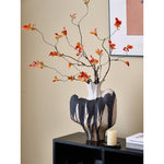vase moderne marbré noir blanc gris bleu céramique art déco table