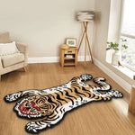 tapis moderne tigre antidérapant résistant décoration intérieure confortable soft easy care