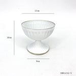 vase blanc or floral texture classique deco table anniversaire mariage