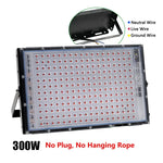 lampe croissance led full spectrum 50w 100w 200w 300w noir clips moderne