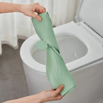 coussin toilette confortable vert bleu rose clips plastique souple pratique washable