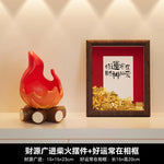 bougies décoratives créatives flammes stylisées bois modernes intérieur extérieur festive cadeau rouge orange