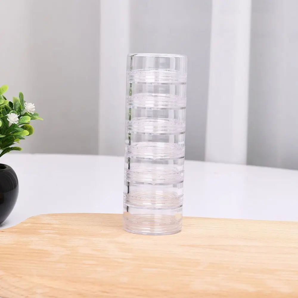 boîte rangement pot crème transparent moderne sans fixation 5g 18mm 31mm