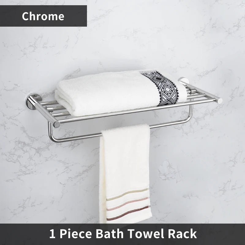 Accessoires salle bain chrome porte serviettes mural porte savon brosse wc porte serviette toilette