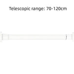 tringle télescopique réglable sans perçage robuste blanc noir moderne salle bain chambre armoire rideau