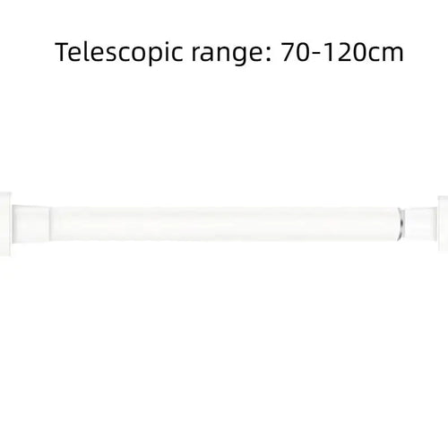 tringle télescopique réglable sans perçage robuste blanc noir moderne salle bain chambre armoire rideau
