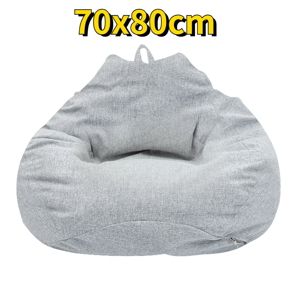 coussin sol sans rembourrage tissu moderne bleu gris jaune violet marron 100x120cm zip sac