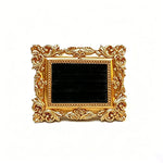 support bijoux or vert blanc ornements baroques velours classique baroque