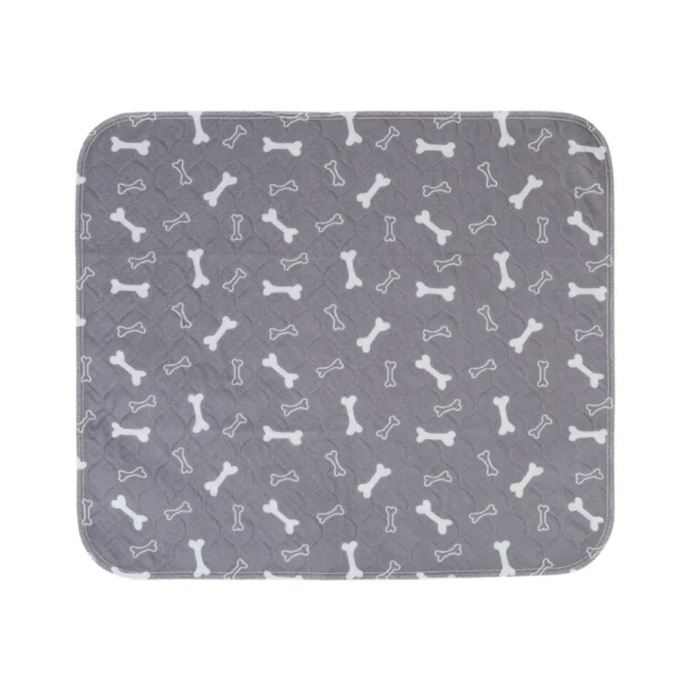 tapis absorbant animal moderne gris bleu beige rose motifs dents pattes
