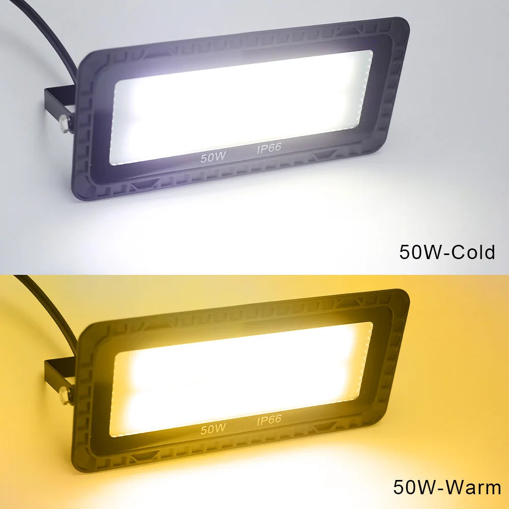 lampe led sol moderne noire ip66 235mm 105mm 280mm 125mm 335mm 165mm câble