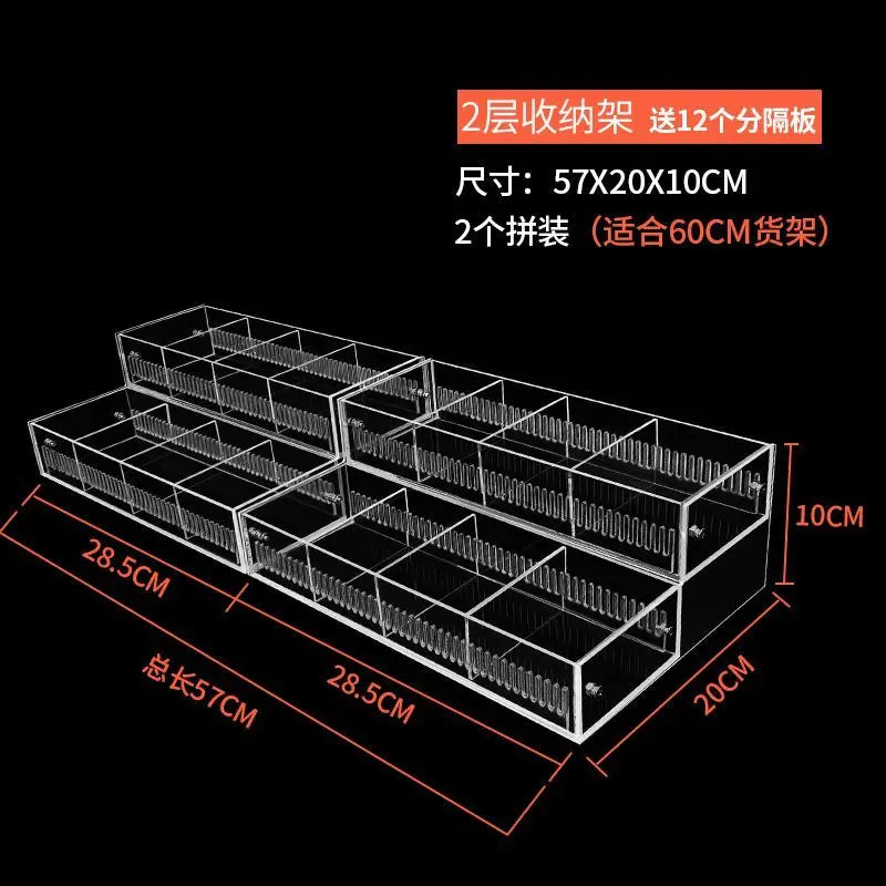 organisateur moderne réutilisable transparent pliable respectueux environnement adhésif articles divers stockage
