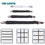 attaches élastiques clips métalliques tissu polyester coton blanc noir utilitaires ourlets vêtements fixations multifonctionnelles