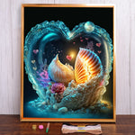 kit broderie point croix motifs floraux peinture artisanale toile coton multicolore moderne éléments cadre