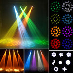 projecteurs led scène flight case roues brackets câbles instructions motifs lumineux professionnel événementiel