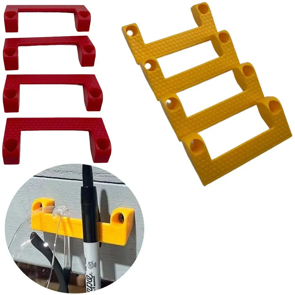 porte outils magnétique rouge jaune noir grille tailles pratique moderne outils organisation espace travail