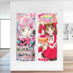décoration murale manga shoujo rose blanche anime personnages desserts illustrations posters autocollants