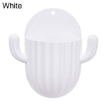 porte brosses dents moderne adhésif cactus vert rose bleu chambre salle bain