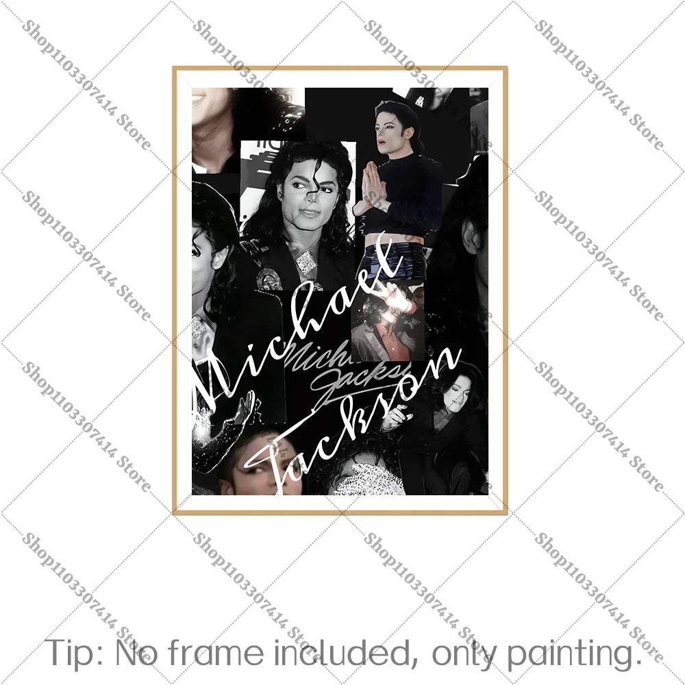 affiche murale MJ pop art photo noir blanc decoration maison 30x40cm erotique minimaliste