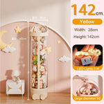 boîtes rangement jouets transparentes moderne rose clair pliables multifonctions organisation enfants storage zipper toy