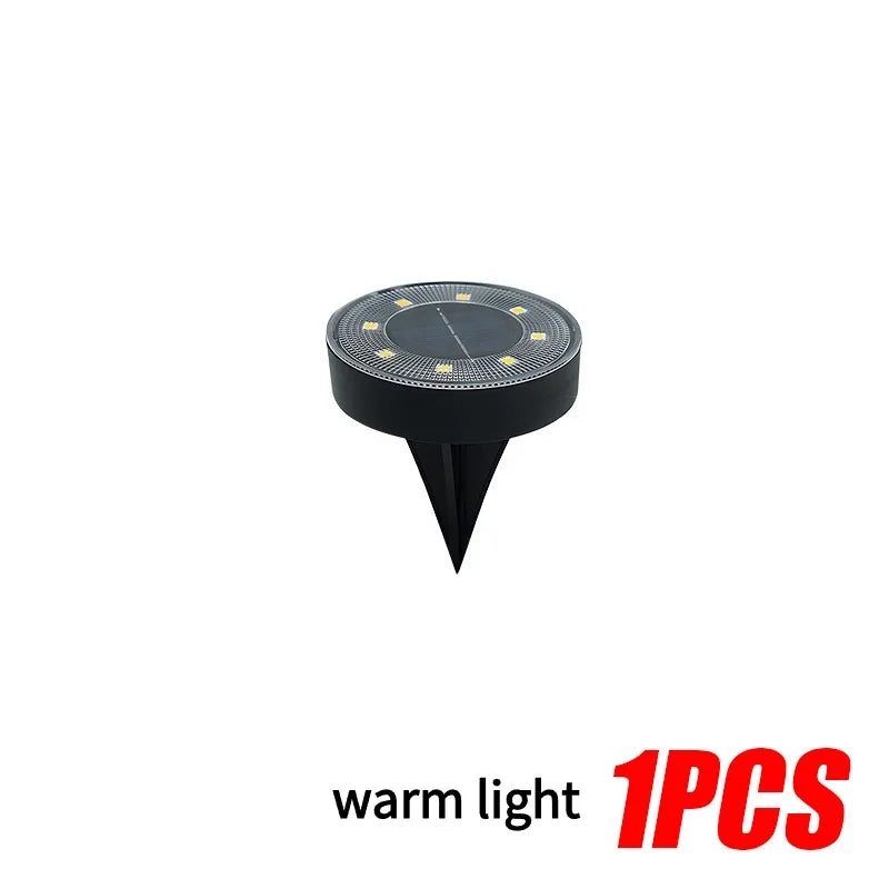 lumière solaire encastrée moderne noire ip68 led blanche facile jardin urgence